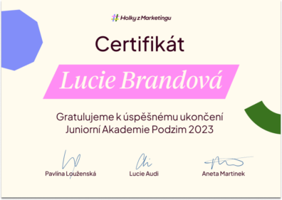 Certifikát-luciebrandova