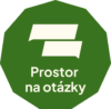 Prostor na otázky tmavě zelený